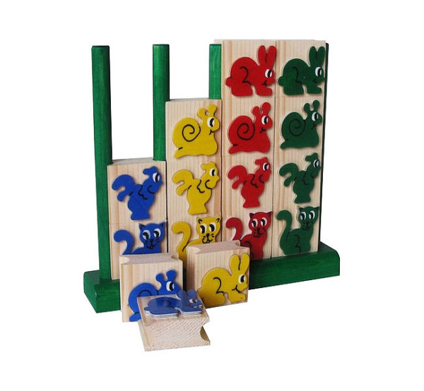 Jeu de cubes ferme