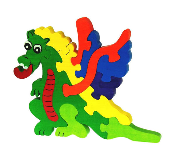 Puzzle en bois dragon