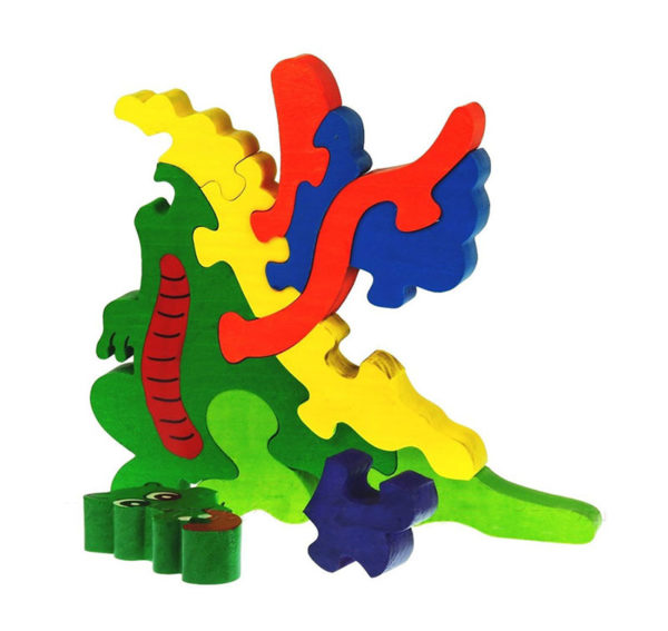 Puzzle en bois dragon