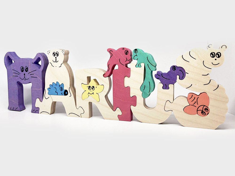 Puzzle bois personnalisé - Objet promotionnel enfant